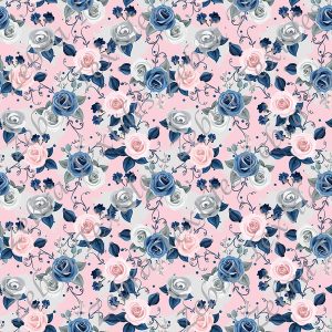 Collection floral fond rose