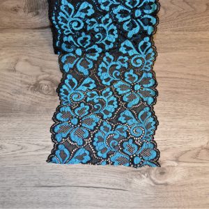 Dentelle extensible aqua