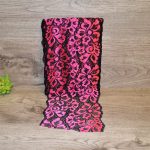 Dentelle extensible rose