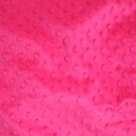Minky dot rose fuchsia