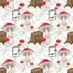 Collection animaux champignons