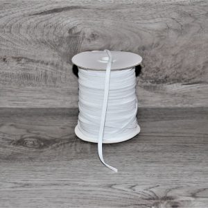 Élastique tricoté blanc 6mm (1/4 po)