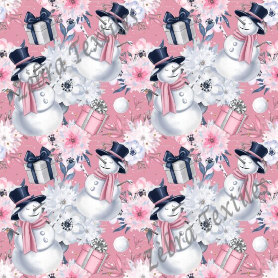 Collection bonhomme de neige fleur