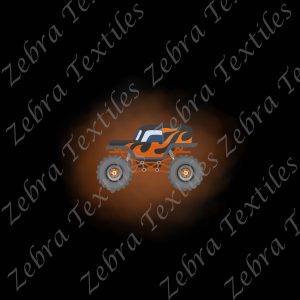 Truck fond noir panneau enfant