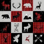 Faune québécoise rouge et grise