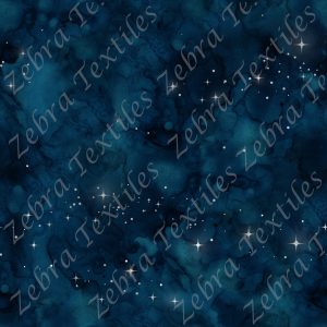 Galaxie bleu foncé et noir étoilée