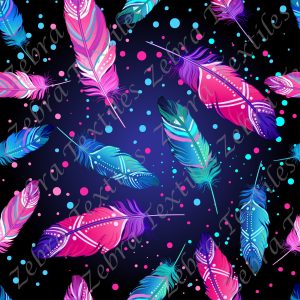 Plume colorée