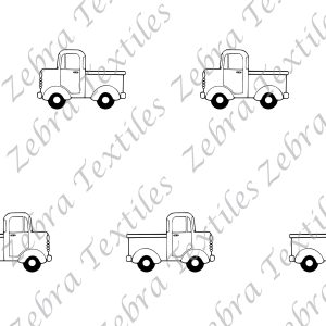 Camion fond blanc * Motif exclusif *