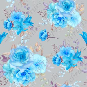 Fleur délicate bleu