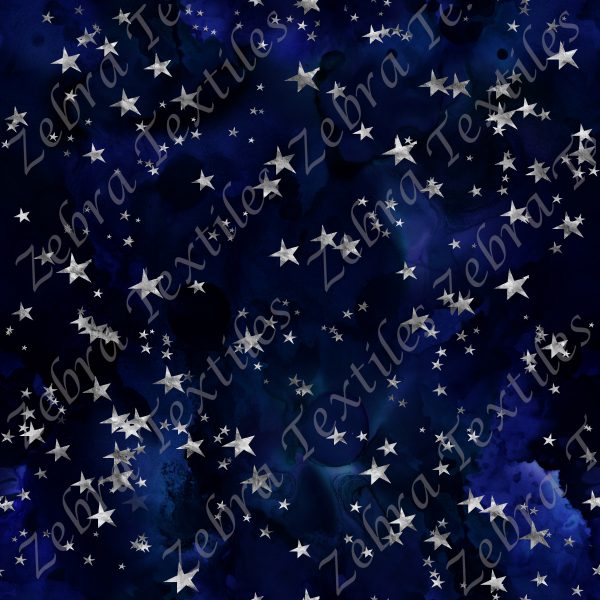 Galaxie bleu étoilée