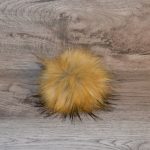 Pompon synthétique naturel imitation raton