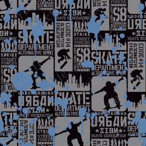 Skate accent bleu * couleur exclusive *