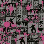 Skate accent rose * couleur exclusive *