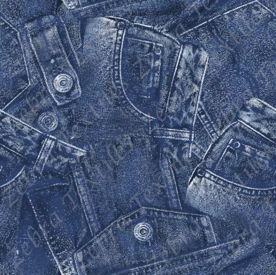Denim, Jeans bleu