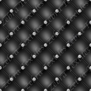 Matelassé noir et diamant