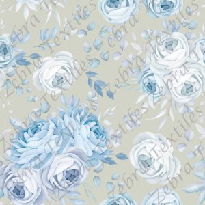 Bouquet de fleurs bleues