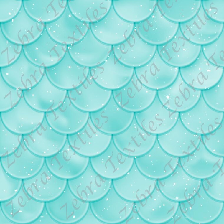Écaille de sirène turquoise 74