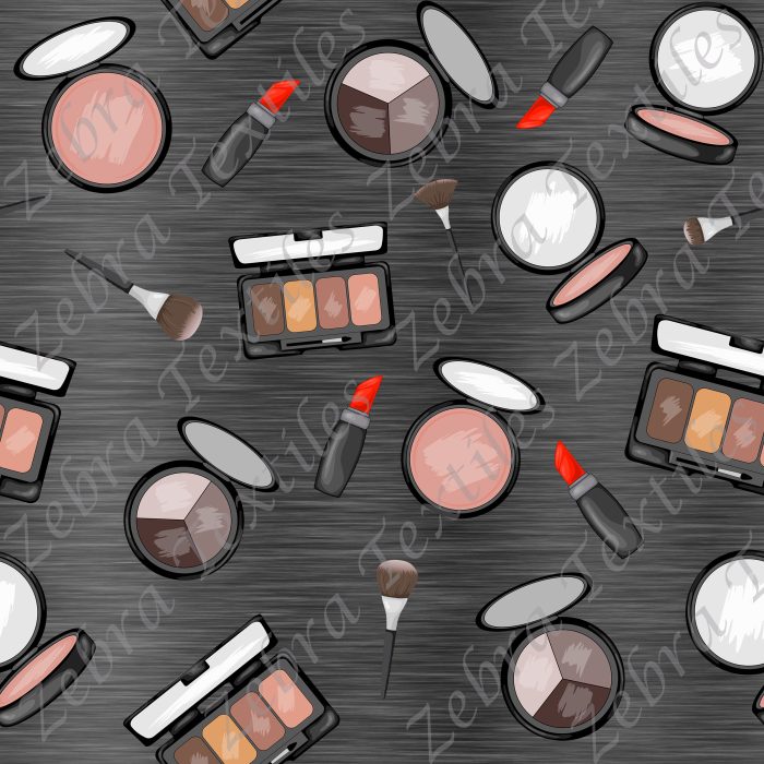 Maquillage + rouge à lèvre fond noir