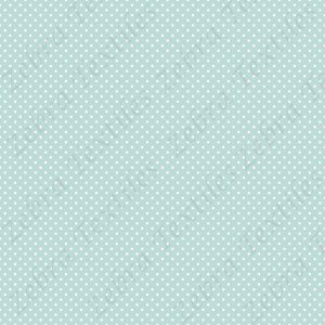 Pois fond aqua pâle