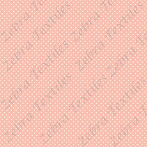 Pois blanc fond rose