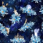 Harry bouquet fleurs bleues