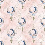 lune fond rose