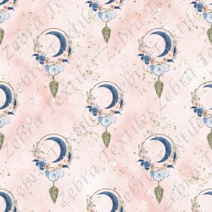 lune fond rose