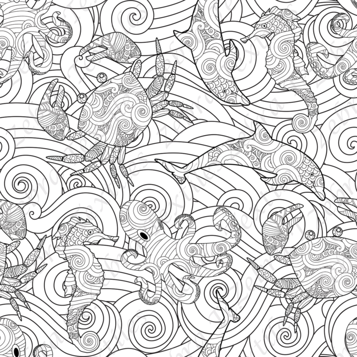 Mandala aquatique