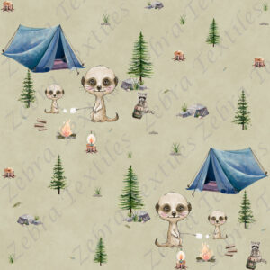 Suricate camping fond beige