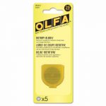 Lame rotative OLFA en tungstène de 28mm - paquet de 5