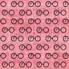 Lunette fond parchemin rouge 28