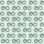 Lunette fond parchemin vert 77