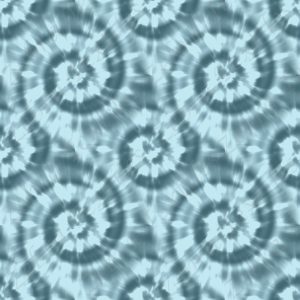 Tie dye aqua