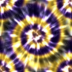 Tie dye jaune et mauve