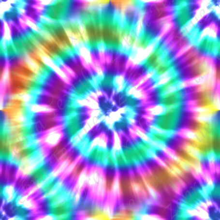 Tie dye rose et aqua