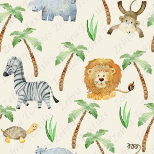 Animaux de la savane aquarelle