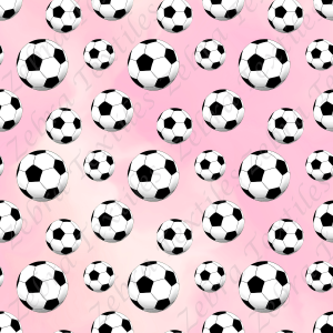 Ballon de soccer fond rose