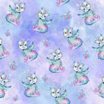Dragon cristaux fond galaxie bleu 3