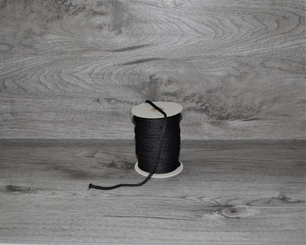 Cordon en polyester 3mm noir