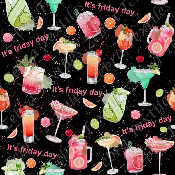 Cocktail it's friday day fond noir
