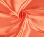 Satin corail orangé