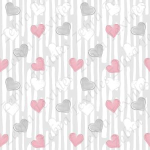 Coeur fond blanc