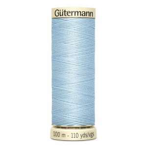 Fil de polyester tout usage Gutermann 100m bleu écho