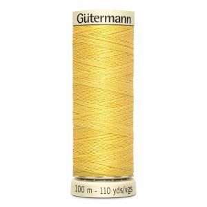 Fil de polyester tout usage Gutermann 100m bouton d'or