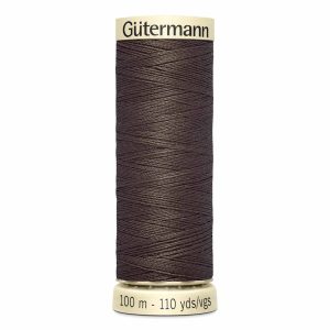 Fil de polyester tout usage Gutermann 100m brun