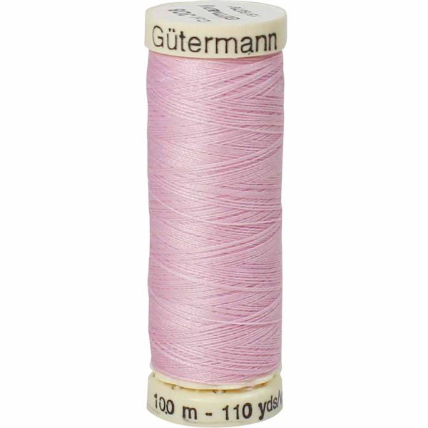 Fil de polyester tout usage Gutermann 100m rose 308