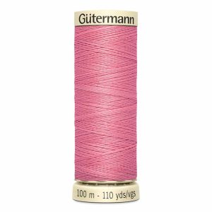 Fil de polyester tout usage Gutermann 100m rose corail