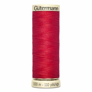 Fil de polyester tout usage Gutermann 100m vrai rouge
