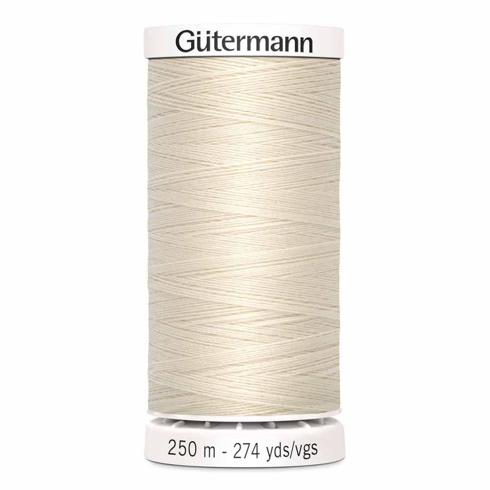 Fil de polyester tout usage Gutermann 250m coquille d'oeuf