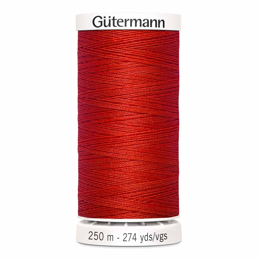 Fil de polyester tout usage Gutermann 250m rouge flamme